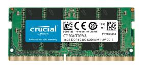 CT16G4SFD824A.16FE1 Crucial 16GB PC4-19200 DDR4-2400MHz non-ECC Unbuffered CL17 260-Pin SoDimm 1.2V Dual Rank Memory Module