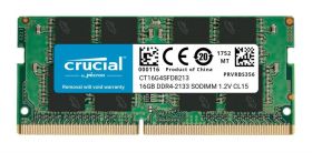 CT16G4SFD8213.C16FE Crucial 16GB PC4-17000 DDR4-2133MHz non-ECC Unbuffered CL15 260-Pin SoDimm 1.2V Dual Rank Memory Module