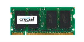 CT25664AC800.M16FJ1 Crucial 2GB PC2-6400 DDR2-800MHz non-ECC Unbuffered CL6 200-Pin SoDimm Dual Rank Memory Module