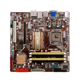 P5QL-EM ASUS Socket LGA 775 Intel G43 + ICH10 Chipset Core 2 Quad/ Core 2 Extreme/ Core 2 Duo/ Pentium D/ Celeron Dual-Core/ Celeron Processors Support DDR2 4x DIMM 6x SATA 3.0Gb/s uATX Motherboard (Refurbished)