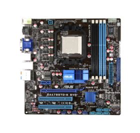 M4A785TD-MEVO ASUS Socket AM3 AMD 785G + SB710 Chipset AMD Phenom II/ Athlon II Sempron 100 Series Processors Support DDR3 4x DIMM 5x SATA 3.0Gb/s Micro-ATX Motherboard (Refurbished)