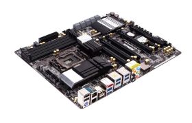 90-MXGQA0-A0UAYZ ASRock Z87 Extreme9/ac Socket LGA 1150 Intel Z87 Chipset 4th & 4th Generation Core i7 / i5 / i3 / Pentium / Celeron Processors Support DDR3/DDR3L 4x DIMM 6x SATA3 6.0Gb/s ATX Motherboard (Refurbished)