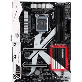 Z270 Killer SLI ASRock Socket LGA 1151 Intel Z270 Chipset 7th/6th Generation Core i7 / i5 / i3 / Pentium / Celeron Processors Support DDR4 4x DIMM 6x SATA3 6.0Gb/s ATX Motherboard (Refurbished)