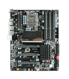 132-GT-E768-TR EVGA X58 FTW3 Desktop Motherboard Intel Chipset ATX Socket B LGA-1366 24GB DDR3 SDRAM Ultra ATA/133 (ATA-7) SATA/600 SATA/300 7.1 Channel Audio (Refurbished)