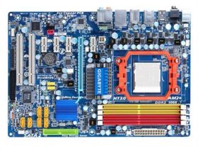 GA-MA770-UD3 Gigabyte Socket AM2+ AMD 770 + SB600 Chipset AMD Phenom II X4/ Phenom X4/ Phenom X3/ AMD Athlon 64/ Athlon 64 FX/ Athlon 64 X2/ Athlon X2/ Athlon Processors Support DDR2 4x DIMM 6x SATA2 3.0Gb/s ATX Motherboard (Refurbished)