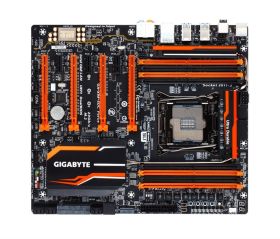 GA-X99-SOC Force (rev. 1.0) Gigabyte Socket LGA 2011-3 Intel X99 Express Chipset Xeon E5-1600/ E5-2600/ E5-4600 v3/v4 Core i7 Processors Support DDR4 8x DIMM 10x SATA 6.0Gb/s Extended ATX Motherboard  (Refurbished)