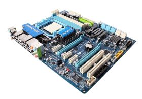 GA-MA790FXT-UD5P Gigabyte Socket AM3 AMD 790FX/ SB750 Chipset AMD Phenom II X4/ AMD Phenom II X3/ Processors Support DDR3 4x DIMM 6x SATA 3.0Gb/s ATX Motherboard (Refurbished)