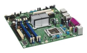 BOXD945GTPL Intel 945G Chipset Socket LGA-775 Processor Support 1066MHz FSB DDR2 micro-ATX Desktop Motherboard (Refurbished)
