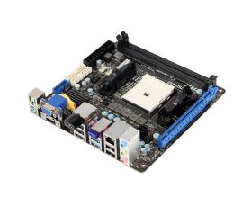 7792-010R MSI FM2-A75IA-E53 Socket FM2 AMD A75 Chipset AMD A8/A6/A4/A10-Series Processors Support DDR3 2x DIMM 4x SATA 3.0Gb/s Mini-ITX Motherboard (Refurbished)
