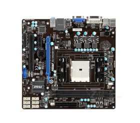 7721-031R MSI FM2-A85XMA-P33 Socket FM2 AMD A85X Chipset AMD A10/A8/A6/A4-Series Processors Support DDR3 2x DIMM 6x SATA 3.0Gb/s Micro-ATX Motherboard (Refurbished)
