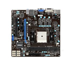 FM2-A85XMA-P33 MSI Socket FM2 AMD A85X Chipset AMD A10/A8/A6/A4-Series Processors Support DDR3 2x DIMM 6x SATA 3.0Gb/s Micro-ATX Motherboard (Refurbished)
