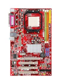 MBK9N4UF MSI Socket AM2 Nvidia nForce 550 Ultra Chipset AMD Athlon 64 X2/ Athlon 64 FX/ AMD Sempron Processors Support DDR2 2x DIMM 4x SATA 3.0Gb/s ATX Motherboard (Refurbished)