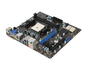 7721-020R MSI FM2-A75MA-E35 Socket FM2 AMD A75 Chipset AMD 10/ A8/ A6/ A4-Series Processors Support DDR3 2x DIMM 6x SATA3 6.0Gb/s Micro-ATX Motherboard (Refurbished)
