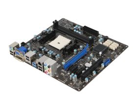 007721-020R MSI FM2-A75MA-E35 Socket FM2 AMD A75 Chipset AMD 10/ A8/ A6/ A4-Series Processors Support DDR3 2x DIMM 6x SATA3 6.0Gb/s Micro-ATX Motherboard (Refurbished)