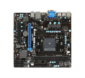 A55M-E35 MSI Socket FM2+/FM2 AMD A55 Chipset AMD Athlon/A-Series Processors Support DDR3 2x DIMM 6x SATA 3.0Gb/s Micro-ATX Motherboard (Refurbished)