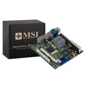 9803-020 MSI Socket P Intel GM965 + ICH8M Chipset Core 2 Duo/ Core Duo/ Celeron M Processors Support DDR2 2x DIMM Mini-ITX Motherboard (Refurbished)