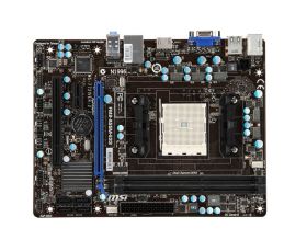 A55ME33 MSI A55M-E33 Socket FM2+ AMD A55 AMD Athlon/ AMD A-Series Processors Support DDR3 2x DIMM 4x SATA 3.0Gb/s Micro-ATX Motherboard (Refurbished)