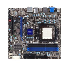 007623-020R MSI Socket AM3 AMD 880G + SB850 Chipset AMD Phenom II X4/ Phenom II X3/ Phenom II X2/ AMD Athlon II X4/ Athlon II X3/ Athlon II X2/ AMD Sempron Processors Support DDR3 4x DIMM 6x SATA 6.0Gb/s Micro-ATX Motherboard (Refurbished)