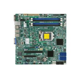 MBD-X10SL7-F SuperMicro X10SL7-F Socket LGA 1150 Intel C222 Express Chipset Xeon E3-1200 v3/v4 4th Generation Core i7 / i5 / i3 / Pentium / Celeron Processors Support DDR3 4x DIMM 2x SATA 6.0Gb/s Micro ATX Server Motherboard (Refurbished)