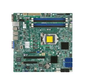 X10SL7-F-O SuperMicro X10SL7-F Socket LGA 1150 Intel C222 Express Chipset Xeon E3-1200 v3/v4 4th Generation Core i7 / i5 / i3 / Pentium / Celeron Processors Support DDR3 4x DIMM 2x SATA 6.0Gb/s Micro ATX Server Motherboard (Refurbished)