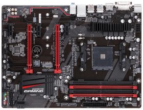 GA-AB350-GAMING Gigabyte Socket AM4 AMD B350 Chipset AMD Ryzen / AMD 7th Generation A-series/ Athlon Processors Support DDR4 4x DIMM 6x SATA 6.0Gb/s ATX Motherboard (Refurbished)