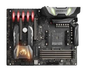 X370 GAMING M7 ACK MSI Socket AM4 AMD X370 Chipset AMD Ryzen/ 7th Generation A-Series/ Athlon Processors Support DDR4 4x DIMM 6x SATA 6.0Gb/s ATX Motherboard (Refurbished)