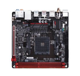 GA-AB350N-GamingWIFI(rev.1.0) Gigabyte Socket AM4 AMD B350 Chipset AMD Ryzen / AMD 7th Generation A-series/ Athlon Processors Support DDR4 2x DIMM 4x SATA 6.0Gb/s Mini-ITX Motherboard (Refurbished) GA-AB350N-Gaming WIFI (rev. 1.0)