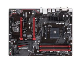 GA-AB350-Gaming(rev.1.0) Gigabyte Socket AM4 AMD B350 Chipset AMD Ryzen / AMD 7th Generation A-series/ Athlon Processors Support DDR4 4x DIMM 6x SATA 6.0Gb/s ATX Motherboard (Refurbished) GA-AB350-Gaming (rev. 1.0)