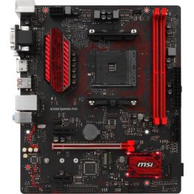 7B00-001R MSI B350 GAMING PRO CARBON Socket AM4 AMD B350 Chipset AMD Ryzen Processors Support DDR4 4x DIMM 4x SATA 6.0Gb/s ATX Motherboard (Refurbished)