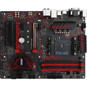 B350 GAMING PLUS MSI Socket AM4 AMD B350 Chipset AMD Ryzen 7th Generation A-Series/ Athlon Series Processors Support DDR4 4x DIMM 4x SATA 6.0Gb/s ATX Motherboard (Refurbished)