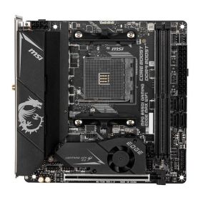 MPG B550I GAMING EDGE MAX WIFI MSI Socket AM4 AMD B550 Chipset AMD Ryzen Series Processors Support DDR4 2x DIMM 4x SATA3 6.0Gb/s Mini-ITX Motherboard (Refurbished)
