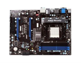 7578-001 MSI Socket AM3 Nvidia nForce 750a SLI Chipset AMD Phenom II X4/ Phenom II X3/ Phenom II X2/ Athlon II X2 Processors Support DDR3 4x DIMM 5x SATA2 3.0Gb/s ATX Motherboard (Refurbished)