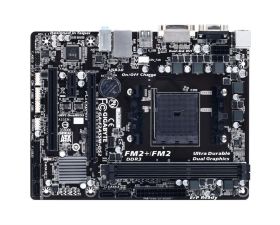 GA-F2A55M-DS2(rev.3.0) Gigabyte Socket FM2+ AMD A55 Chipset AMD A-Series Processors Support DDR3 2x DIMM 4x SATA 3.0Gb/s Micro-ATX Motherboard (Refurbished) GA-F2A55M-DS2 (rev. 3.0)