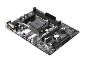 ASR-FM2A75M-HD-PLUS ASRock Socket FM2+ AMD A58 Chipset FM2 100W Processors Support DDR3 2x DIMM 6x SATA2 3.0Gb/s Micro-ATX Motherboard (Refurbished)