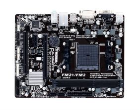 GA-F2A58M-DS2(rev.3.x) Gigabyte Socket FM2+ AMD A58 Chipset AMD A-Series/ AMD Athlon Series Processors Support DDR3 2x DIMM 4x SATA 3.0Gb/s Micro-ATX Motherboard (Refurbished) GA-F2A58M-DS2 (rev. 3.x)