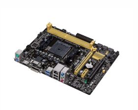 A55BM-A ASUS Socket FM2+ AMD A55 Chipset AMD Athlon/ A-Series Processors Support DDR3 2x DIMM 6x SATA 3.0Gb/s Micro-ATX Motherboard (Refurbished)