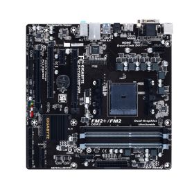 GA-F2A78M-D3H Gigabyte Socket FM2+ AMD A78 Chipset AMD A-Series/ AMD Athlon Processors Support DDR3 4x DIMM 6x SATA 6.0Gb/s Micro-ATX Motherboard (Refurbished)