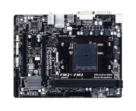 GA-F2A78M-DS2 Gigabyte Socket FM2+ AMD A78 Chipset AMD A-Series/ Athlon Series Processors Support DDR3 2x DIMM 4x SATA 6.0Gb/s Micro-ATX Motherboard (Refurbished)