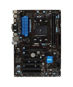 7793-045R MSI A68H PC MATE Socket FM2+ AMD A68H Chipset AMD A-Series/ Athlon Processors Support DDR3 2x DIMM 4x SATA 3.0Gb/s ATX Motherboard (Refurbished)
