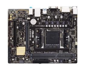 90MB0KW0-M0AAY0 ASUS A68HM-E Socket FM2+ AMD A68 FCH Chipset AMD Athlon/A-Series Processors Support DDR3 2x DIMM 4x SATA 6.0Gb/s mATX Motherboard (Refurbished)