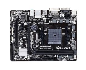 GA-F2A88XM-DS2 (rev 3.1) Gigabyte Socket FM2+ AMD A88X AMD A-Series/ Athlon Processors Support DDR3 2x DIMM 4x SATA 6.0Gb/s Micro-ATX Motherboard (Refurbished)