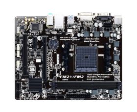 GA-F2A68HM-DS2(rev.1.1) Gigabyte Socket FM2+ AMD A68H AMD A-Series/ AMD Athlon Series Processors Support DDR3 2x DIMM 4x SATA 6.0Gb/s Micro-ATX Motherboard (Refurbished) GA-F2A68HM-DS2 (rev. 1.1)