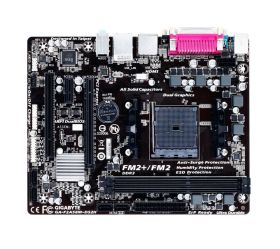 GA-F2A58M-DS2H Gigabyte Socket FM2+ AMD A85X Chipset AMD A-Series/ Athlon Series Processors Support DDR3 2x DIMM 4x SATA 3.0Gb/s Micro-ATX Motherboard (Refurbished)