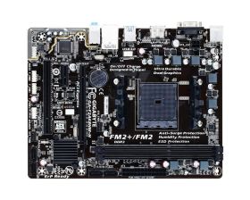 GA-F2A68HM-H (rev. 1.1) Gigabyte Socket FM2+ AMD A68H Chipset AMD A-Series/ AMD Athlon Processors Support DDR3 2x DIMM 4x SATA 6.0Gb/s Micro-ATX Motherboard (Refurbished)