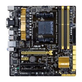 A88XM-PLUS ASUS Socket FM2+ AMD A88X Chipset AMD Athlon/ A-Series Processors Support DDR3 4x DIMM 8x SATA 6.0Gb/s Micro-ATX Motherboard (Refurbished)