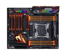 X299 AORUS Gaming 9 Gigabyte Socket LGA 2066 Intel X299 Chipset Intel Core X Series Processors Support DDR4 8x DIMM 8x SATA 6.0Gb/s ATX Motherboard (Refurbished)