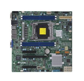MBD-X11SRM-F-B SuperMicro X11SRM-F Socket LGA 2066 Intel C422 Chipset Intel Xeon Processors Support DDR4 4x DIMM 8x SATA3 6.0Gb/s Micro-ATX Server Motherboard (Refurbished)