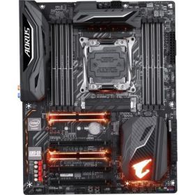 X299AORUSGaming3Pro Gigabyte Socket LGA 2066 Intel X299 Express Chipset Core X-Series Processors Support DDR4 8x DIMM 8x SATA 6.0Gb/s ATX Motherboard (Refurbished) X299 AORUS Gaming 3 Pro