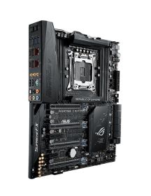 Rampage V Extreme EDITION 10 ASUS ROG RAMPAGE V EDITION 10 Socket LGA 2011-v3 Intel X99 Chipset Core i7 X-Series Processors Support DDR4 8x DIMM 10x SATA 6.0Gb/s Extended-ATX Motherboard (Refurbished)