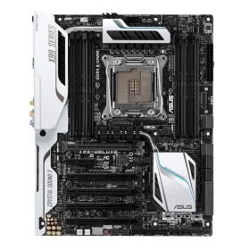 MBX99DEU3 ASUS X99-DELUXE/U3.1 Socket LGA 2011-v3 Intel X99 Chipset Core i7 Processors Support DDR4 8x DIMM 8x SATA 6.0Gb/s ATX Motherboard (Refurbished)